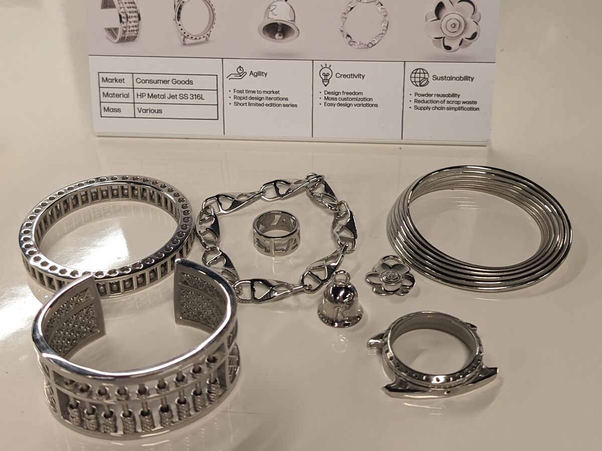 Metal jewelry